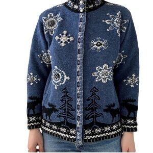 Vintage nordic Design Wool Jacket